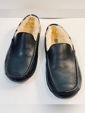 UGG Ascot Leather Slippers Shoes